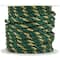 JAM Paper 3/8&#x22; x 15yd. Green with Gold Decorative Rope Ribbon
